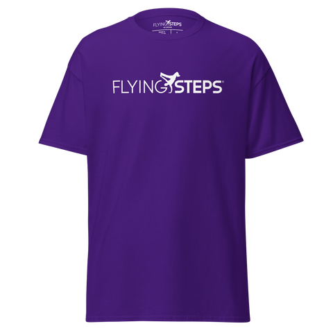 "Flying Steps" T-Shirt purple