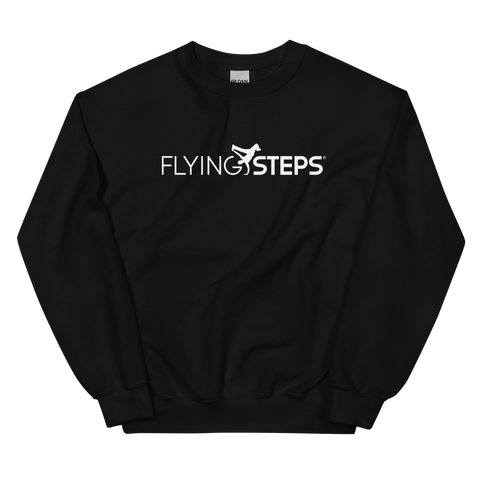 "Flying Steps" Unisex-Pullover black